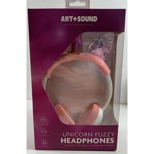 Art + Sound Fuzzy Unicorn Headphones